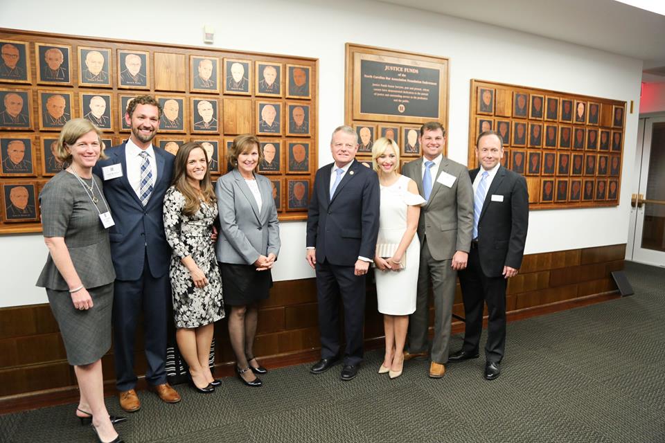 Justice Fund Dedication Ceremony for Mike McIntyre Poyner Spruill LLP