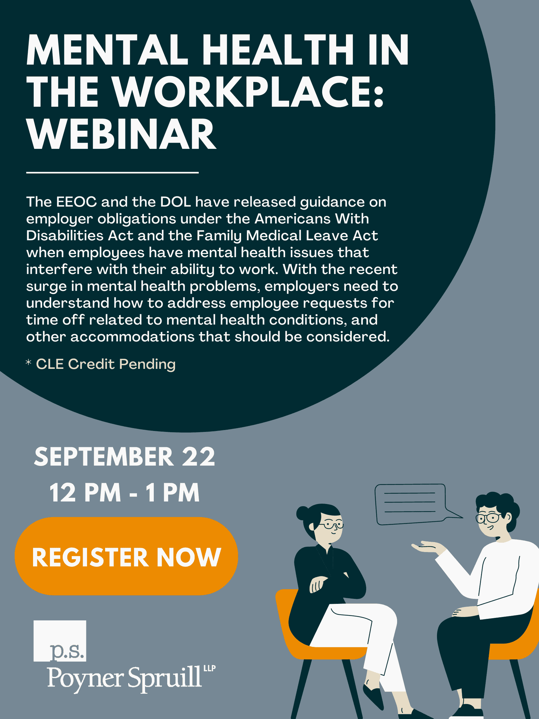 Mental Health in the Workplace Webinar Poyner Spruill LLP