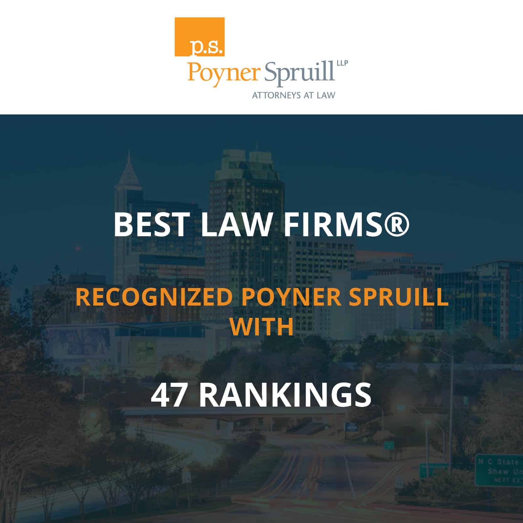 Poyner Spruill Earns Additional Rankings in the 2025 Edition of Best ...
