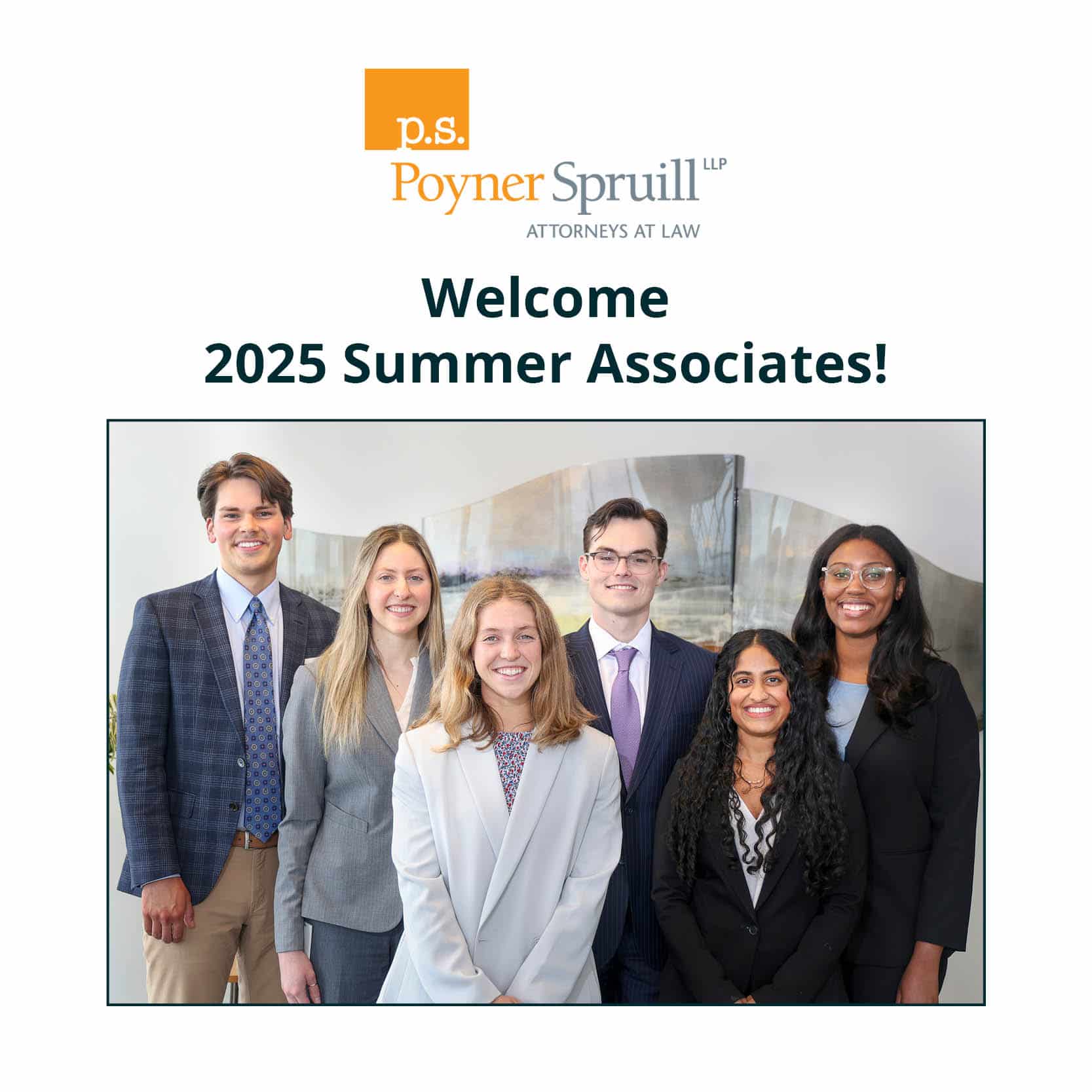 Poyner Spruill Welcomes Six Summer Associates - Poyner Spruill LLP